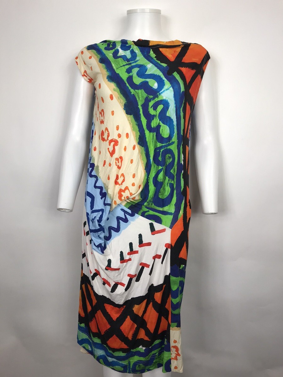 Vivienne Westwood ANGLOMANIA アシンメトリードレス Vivienne Westwood Anglomania Dress Asymmetrical Stripe Blue