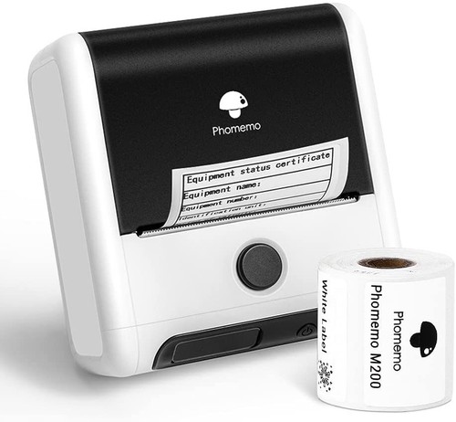 Phomemo M200 Bluetooth Etikettendrucker - 3 Zoll 80 mm WLAN Thermo Etikettendrucker - Bild 11 von 12