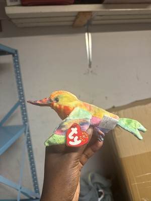 TY Beanie Baby - NECTAR the Hummingbird (6.5 inch) - MWMTs Stuffed Animal Toy