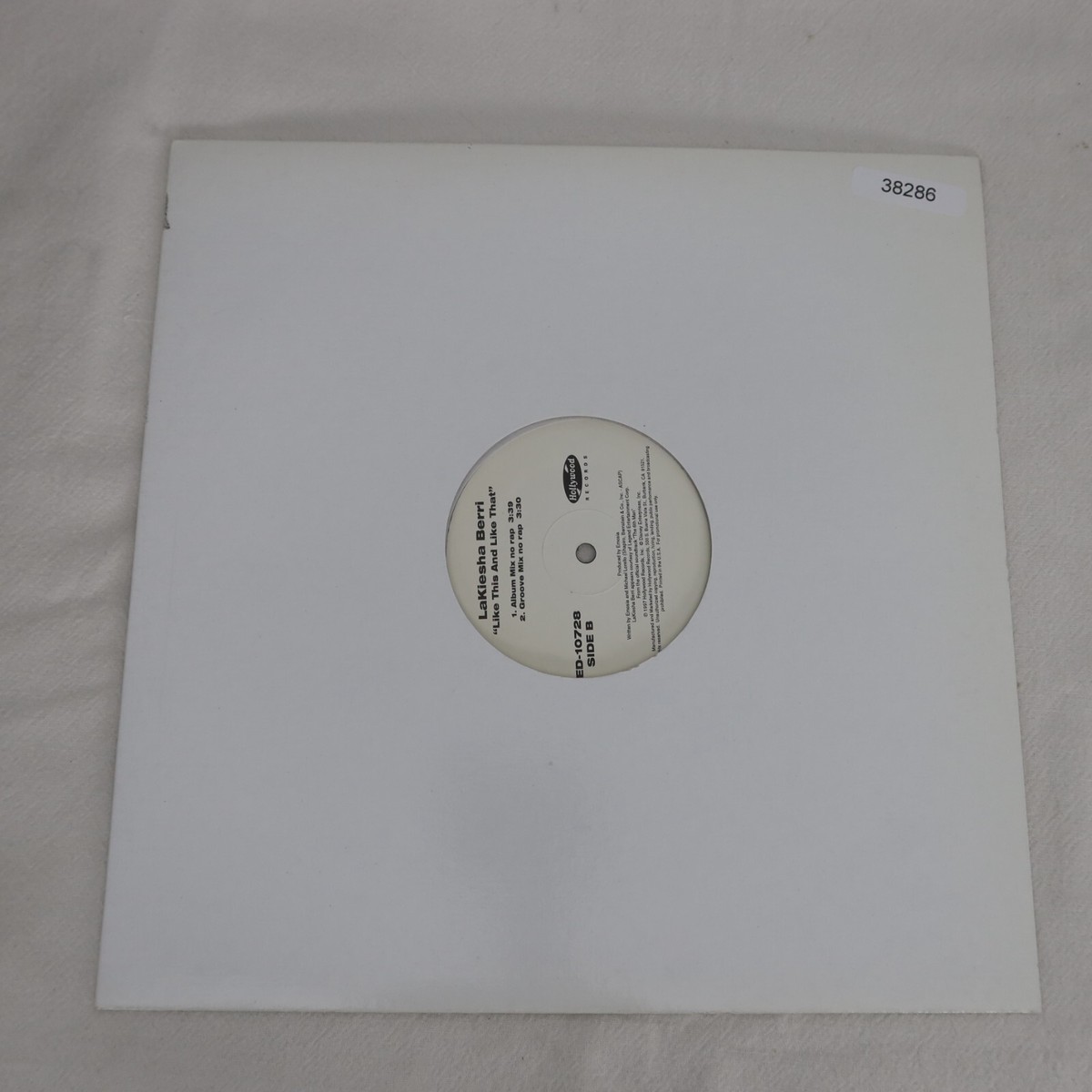 Lakiesha Berri Like This And Like That PROMO SINGLE Vinyl Record