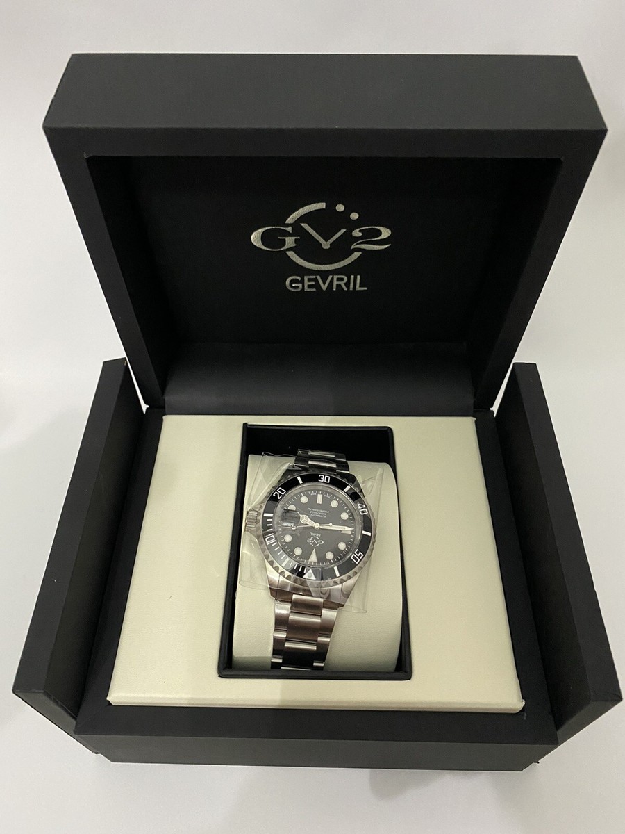 GV2 by Gevril Men's 42247 Liguria Swiss Automatic Ceramic Rotating