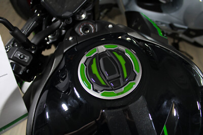Motorrad Tank Pad Aufkleber Für Kawasaki Z900 - Kratzfester Schutz Mit Grünem Design