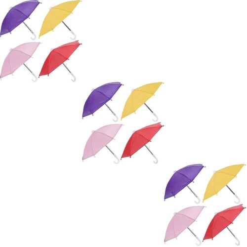 Set of 3 Kleine Regenschirmspielzeug Kind Telefonschirm-Sonnenschutz - 第 7/12 張圖片