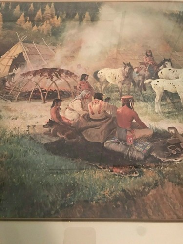 John Clymer signed print of "Pride of the Nez Perce" Framed 201/750 RARE - Picture 5 of 8