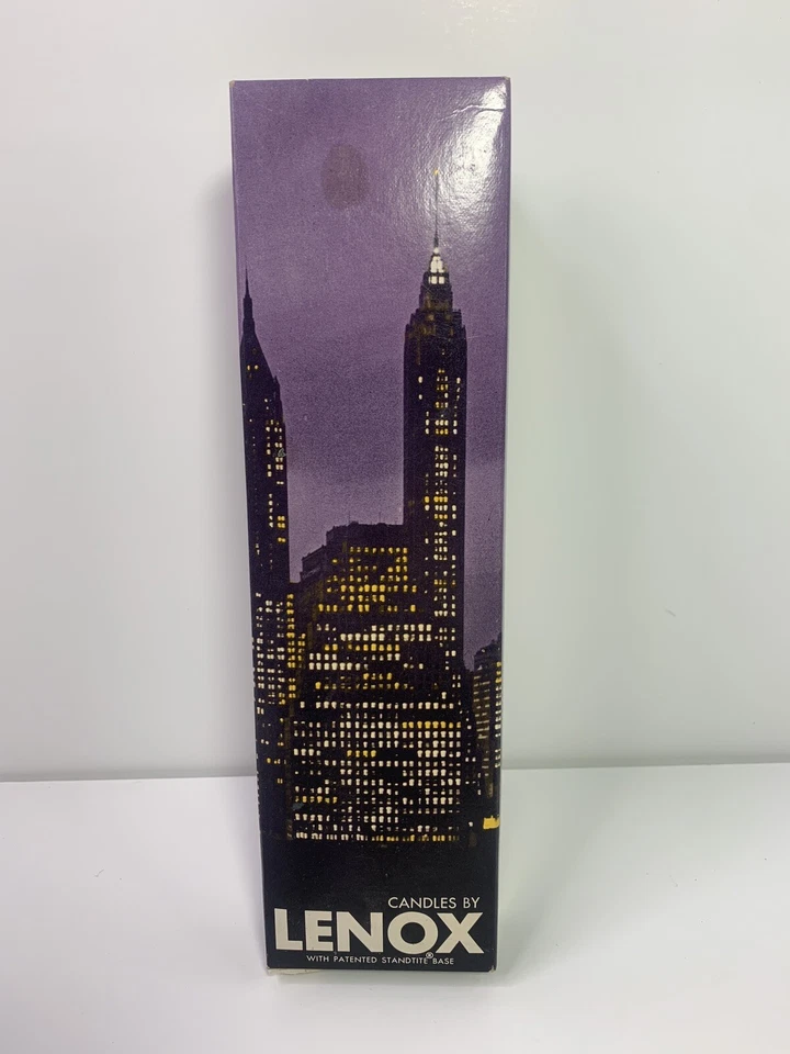 Velas Lenox vintage 14 pequeños conos sumergidos a mano aguacate verde 10” 505 años 70’s Foto 2 de 4