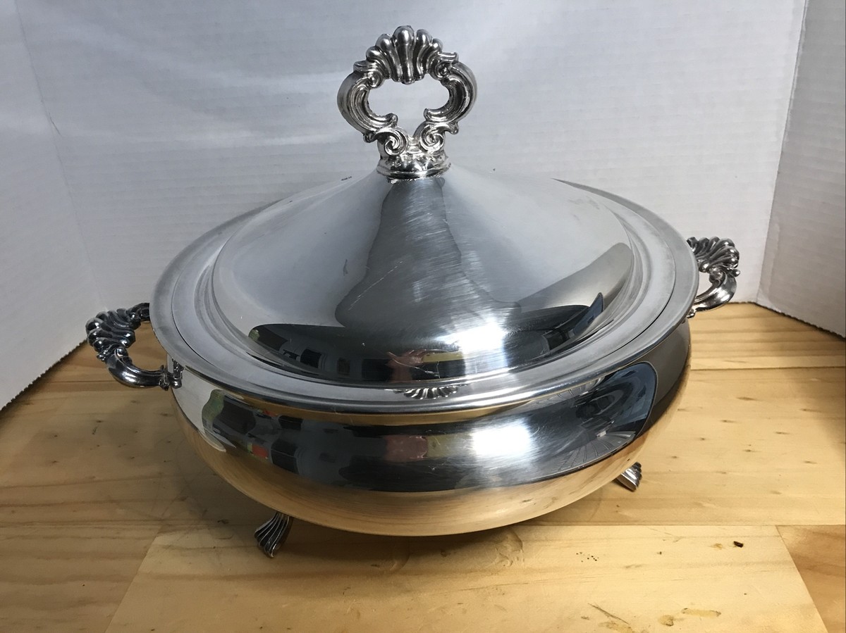 F.B. ROGERS SILVER Co. シルバープレート 約36.5cm F.B. Rogers Silver Co. シルバープレート シェルボウル Vintage