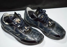 Mens Mauri Crocodile Leather Size 38 Italian Sneakers Shoes NICE ~ Shelf HS4