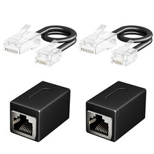 Phone Jack To Ethernet Adapter Rj11 To Rj45 Adapter Rj45 Female To Rj11 Male For