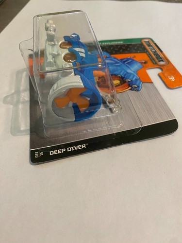 2013 MATCHBOX MBX EXPLORERS DEEP DIVER BLUE AND WHITE 41/120 - Picture 3 of 4