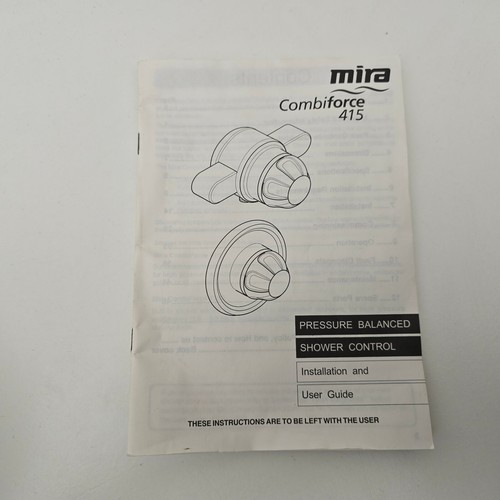 Neu Mira Combiforce 415 weiß Dusche portofrei - ohne Karton - Bild 6 von 12