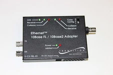 TRANSITION NETWORKS E-CX-FRL-03 ETHERNET 10BASE FL / 10BASE2 ADAPTER