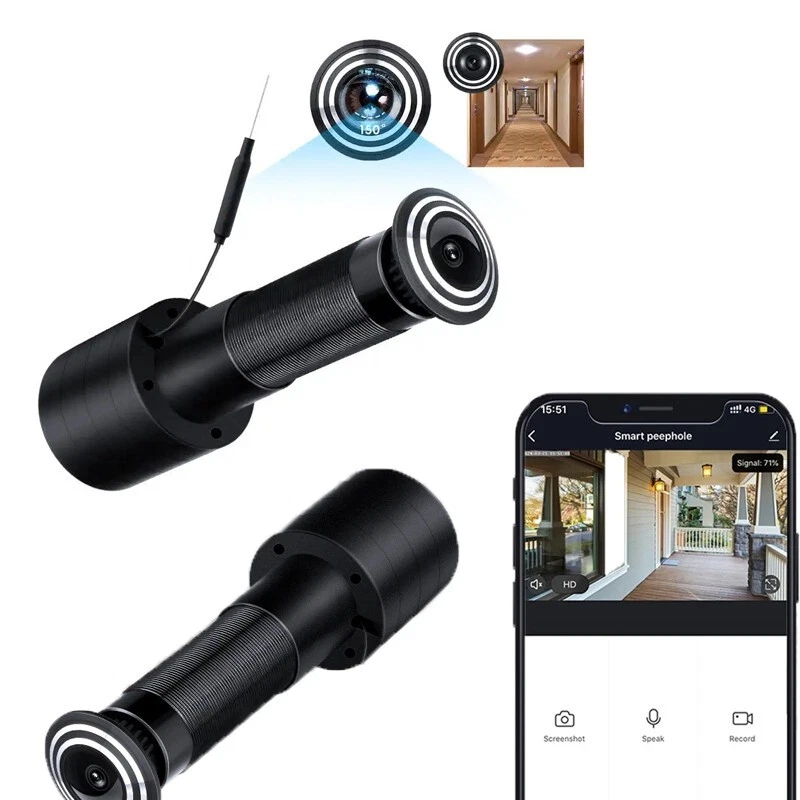 Micro Telecamera wifi SPIONCINO  IP visione notturna auto microcamera mini - Immagine 3 di 4