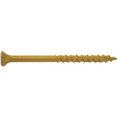 #10 x 3-1/2 in. Star Drive Flat-Head Wood Deck Screws (1 lb./Box) - pack of 56