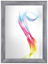 FRAMO Bilderrahmen Grau gewischt -Foto Poster Puzzle Rahmen- Alle TOP Größen