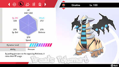 ✨ULTRA SHINY GIRATINA ✨ 6IV Legendary Event Pokemon SWORD and SHIELD  +MasterBall