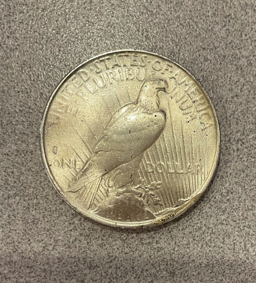 1922 Liberty Head Peace Silver Dollar No Mint Mark/Antique United