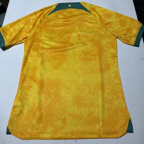 Nike Australia '22 World Cup Soccer Jersey Small New Yellow Green DN0754-719 - Picture 16 of 21