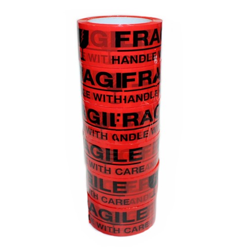 12 x Fragile Packing Tape Packaging Sticky Sealing Tapes 48mm 75M Transparent - Picture 3 of 7
