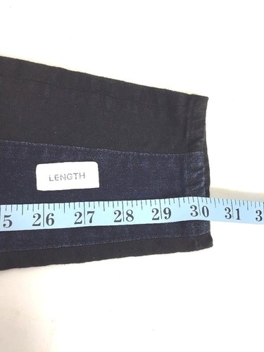 3X1 W2 Dark Blue Black Panel Stretch Denim Legging Skinny Jeans 27 x 30 - Picture 10 of 11