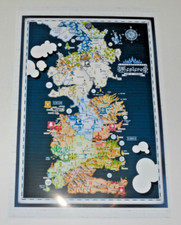 Large Game of Thrones Westeros Map #2 Poster Stark, Targaryen, Martell 19"x13"
