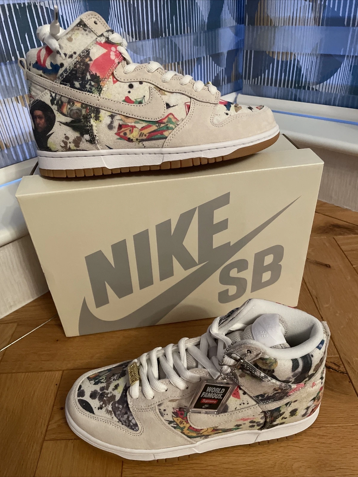 Nike SB Dunk High Rammellzee UK7 US8 NEUF