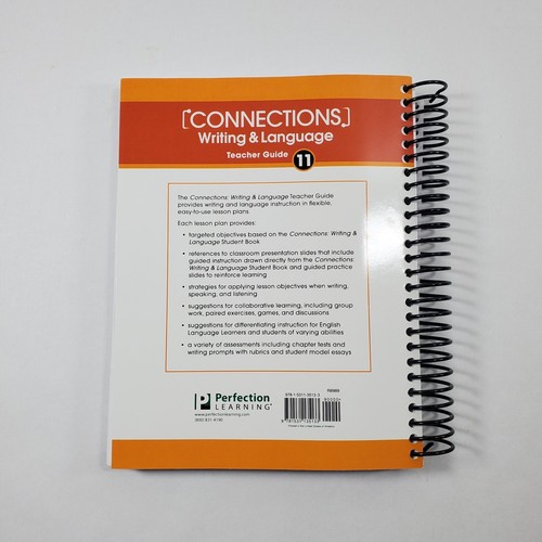 Connections Writing & Language Grade 11 Teacher Guide 2020 Perfection Learning - Imagen 6 de 6
