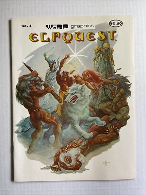 Elfquest #1 NM Warp Graphics 1977 Flat Glossy no wear rare 3rd print 