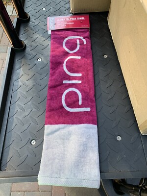 New! Ping Ladies Golf Tri-Fold Towel 100% Cotton 21  L x 16  W
