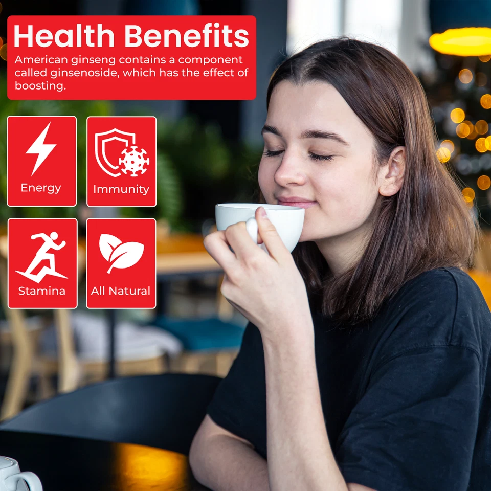 Raíces de ginseng americano 西洋参 (no transgénico, totalmente natural). Puntas de ginseng de Wisconsin Foto 3 de 4