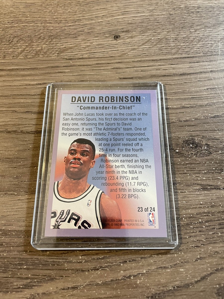 David Robinson 1993-94 FLEER BASKETBALL NBA ALL STAR WEEKEND CARD
