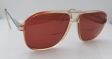 Vintage Panther Brown Translucent Pilot Sunglasses FRAMES ONLY