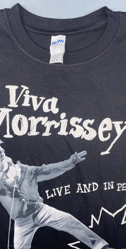 2021 Viva Morrissey Live and In Person at Riot Fest Black Shirt Size M Medium - Picture 5 of 8