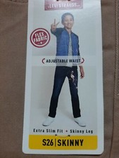 size 18 reg-Levi strauss boys jeans-s26 - slim fit-skinny leg,flex fabric-new