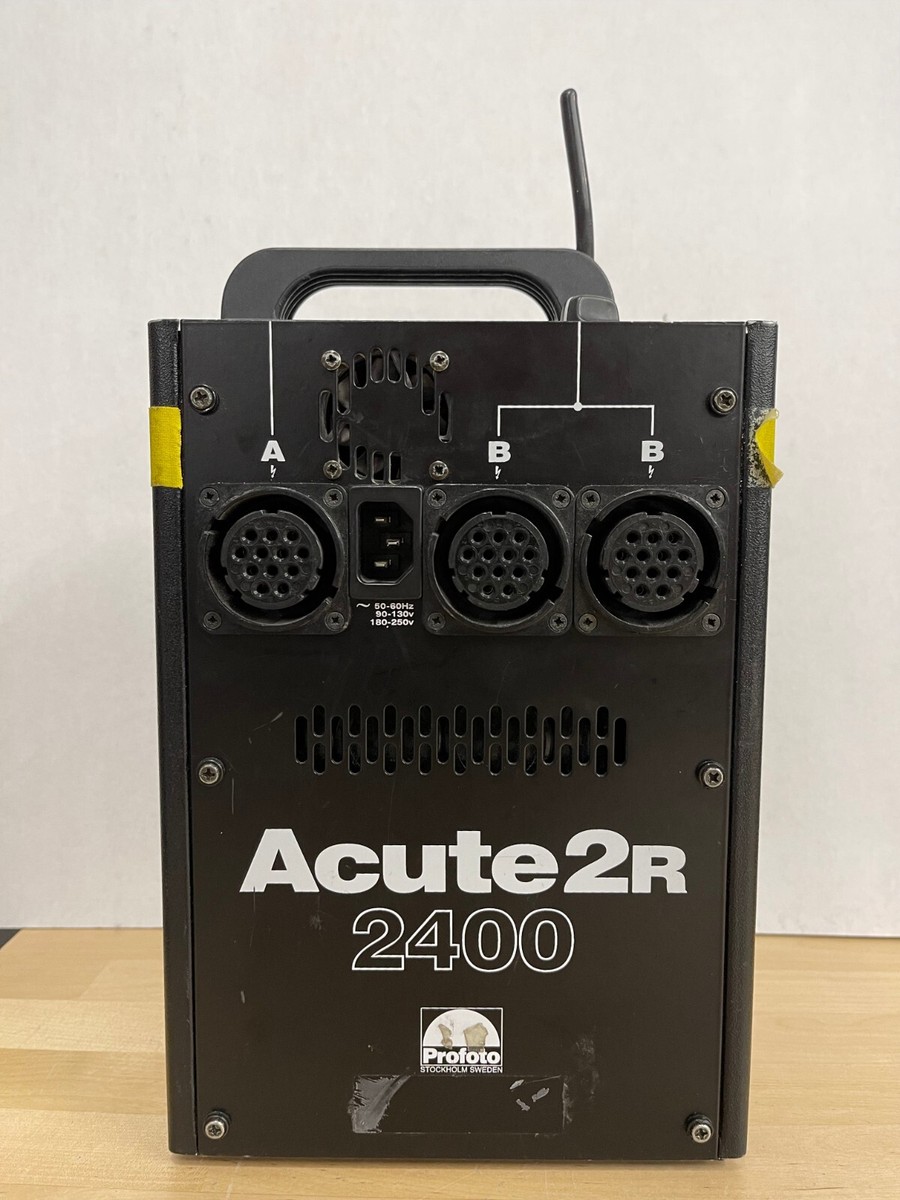 Profoto Acute2R 2400 Power Pack - Built In Pocket Wizard - With D4