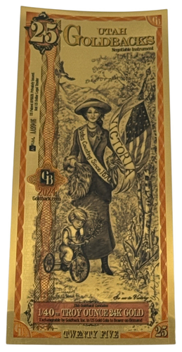 2024 Utah Goldback Set (1, 5, 10, 25 & 50 Notes) - Picture 6 of 13