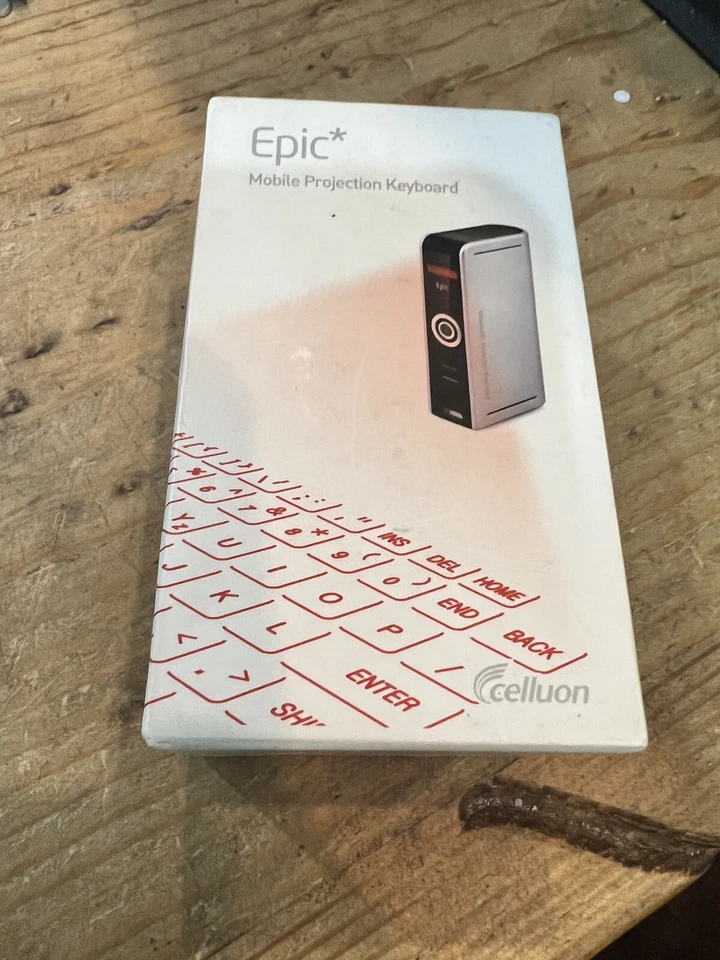 Epic Mobile Projection Keyboard by Celluon Magic Cube QWERTY Silver Bluetooth - Image 4 of 4