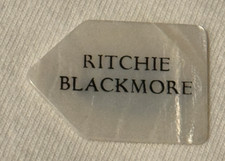 Ritchie Blackmore Blackmore's Night Guitar Pick 2012 Tour Deep Purple Rainbow