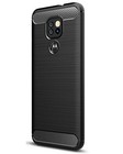 COVER CARBON Per MOTOROLA MOTO E7 CUSTODIA NERA OPACA TPU MORBIDA ANTIURTO E 7