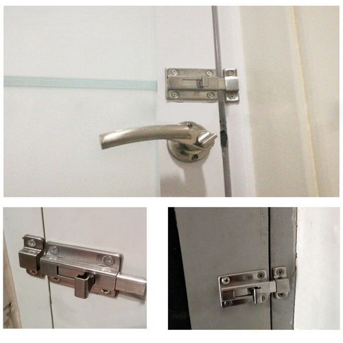 3x Stainless Steel Latch Sliding Lock Barrel Bolt For All Types of Internal Door - Picture 6 of 15