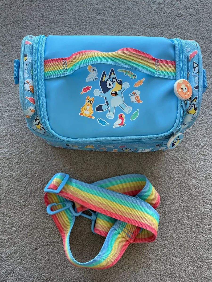 New Smiggle Bluey Kid's Insulated Lunch Bag Storage Bag Picnic Bag With  Strap