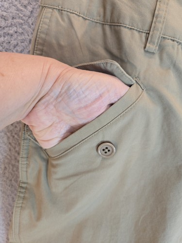 Kut From The Kloth Women's Pants Sz 8 All Cotton Beige Taper Leg Casual Comfort - Picture 5 of 14