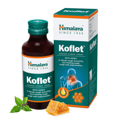 Kräuter Koflet Sirup 100 ml Ayurvedisches Halsschmerzen Husten Linderer Koste...
