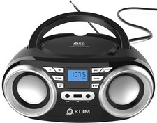 Portable CD Player Boombox with Bluetooth FM Radio USB and AUX