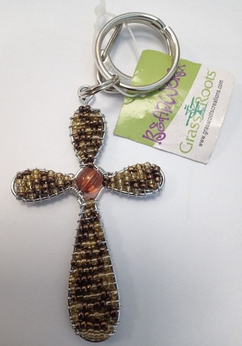 LLAVEROS BEADWORX CRUZ CONTEMPO CORAZÓN DE PEZ RELIGIOSO ICTYS LLAVERO REGALO - Imagen 9 de 29
