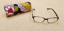 Vera Bradley Eyeglasses Frames VB Marge 53/16/135 with Moon blooms case NEW