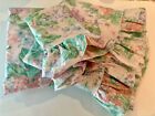 Vintage Martex Queen 3pc Floral Sheet Set: Fitted, Flat Sheet and Case