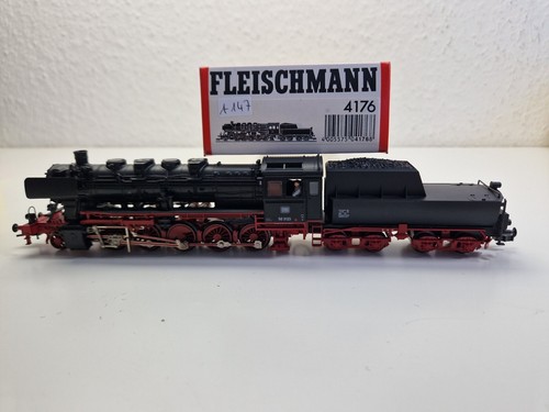 Fleischmann H0 4176 Dampflok BR 50 3123 DB Ep.III mit Rauch Neuwertig OVP A147 - 第 1/18 張圖片