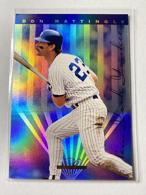 1995 Leaf Limited #55 Don Mattingly Prism Foil New York Yankees Baseball Card