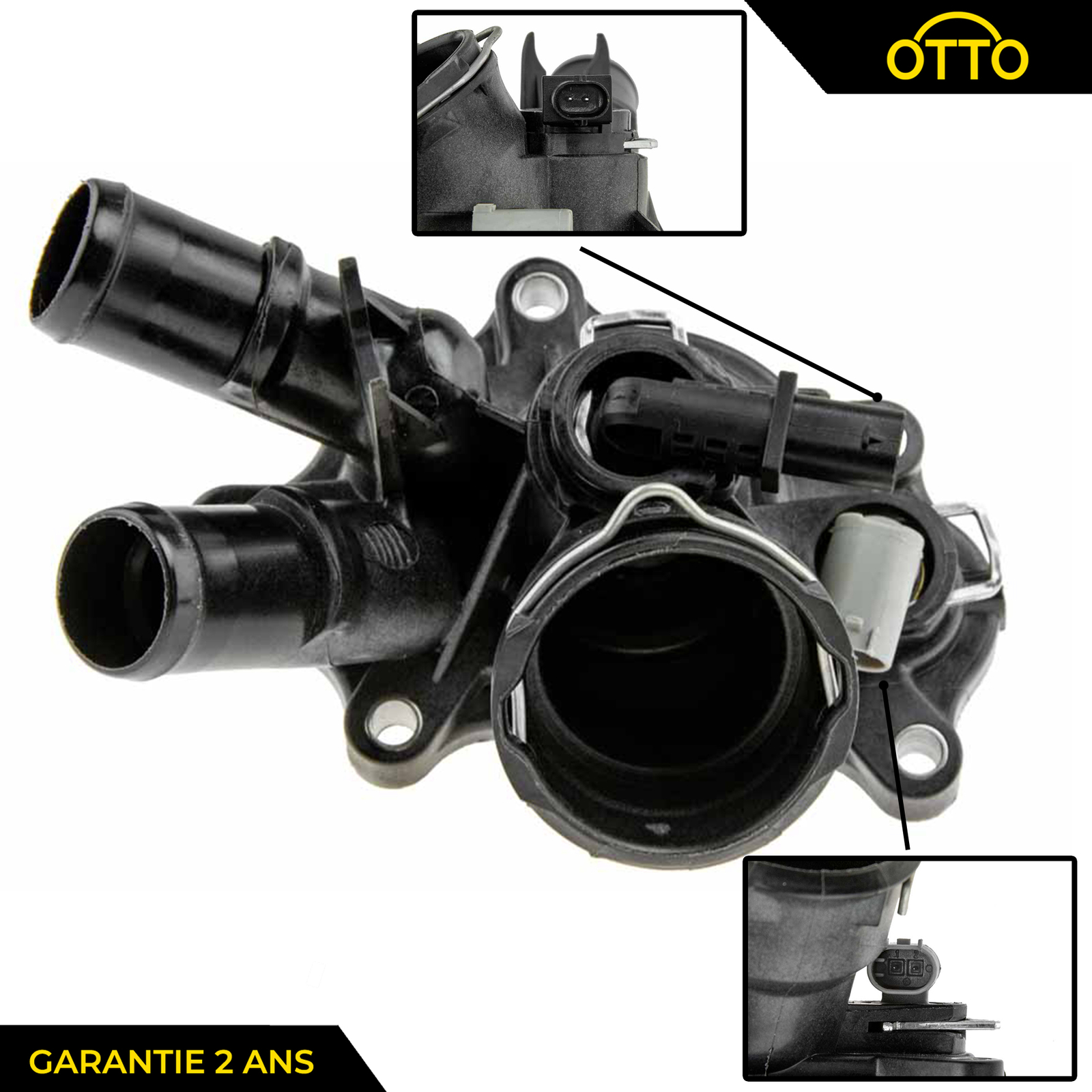Boîtier thermostat Mercedes A2712000115 calorstat Classe C W204 Classe E W212 SLK R171