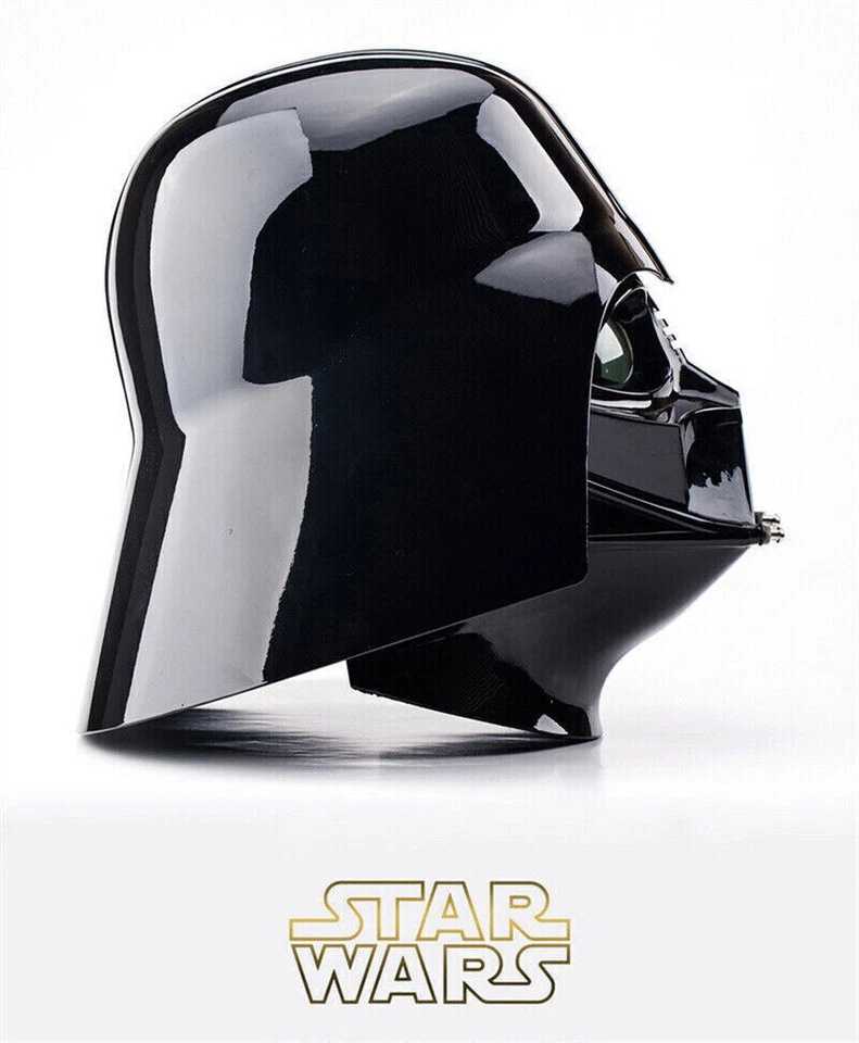 Star Wars Darth Vader 1:1 Wearable Helmet Sounds Effect ABS Halloween Cosplay - Image 3 of 4